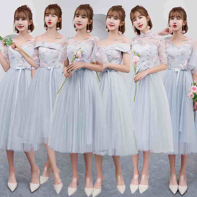 伴娘服2018新款韩版宴会派对聚会伴娘团姐妹裙毕业派对伴娘礼服女在类目 女装/女士精品, 婚纱/旗袍/礼服, 礼服/晚装中 - 来自Buy2taobao.com提供专业的淘宝代购服务