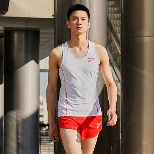 多威田径服体育生体考训练无袖速干背心男短跑运动服套装女夏季款