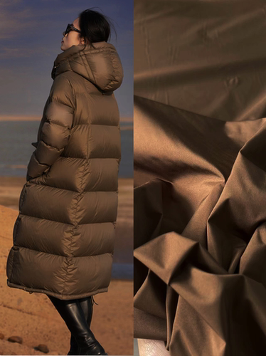 高档防水轻薄柔软羽绒服面料