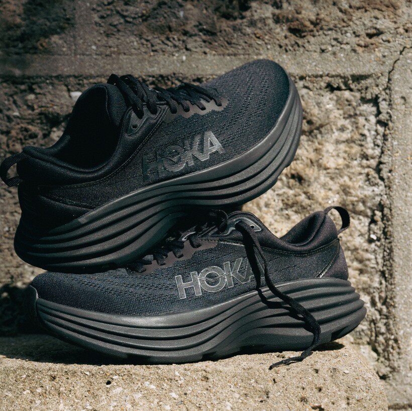 HOKA ONE ONE 男鞋邦代8公路马拉松跑鞋Bondi 8减震透气耐磨图片