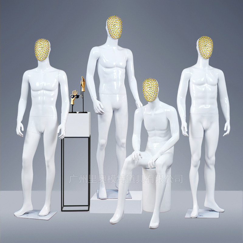 男模特里奥玻璃钢男模特
