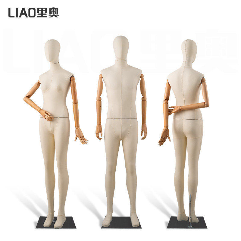 高端男全身玻璃钢包布模特道具男服装店展示架全身服装模特假人体