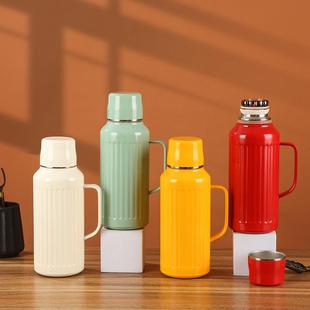 新款 1000ml大容量机械智能温显316不锈钢保温壶商务焖茶壶保温杯