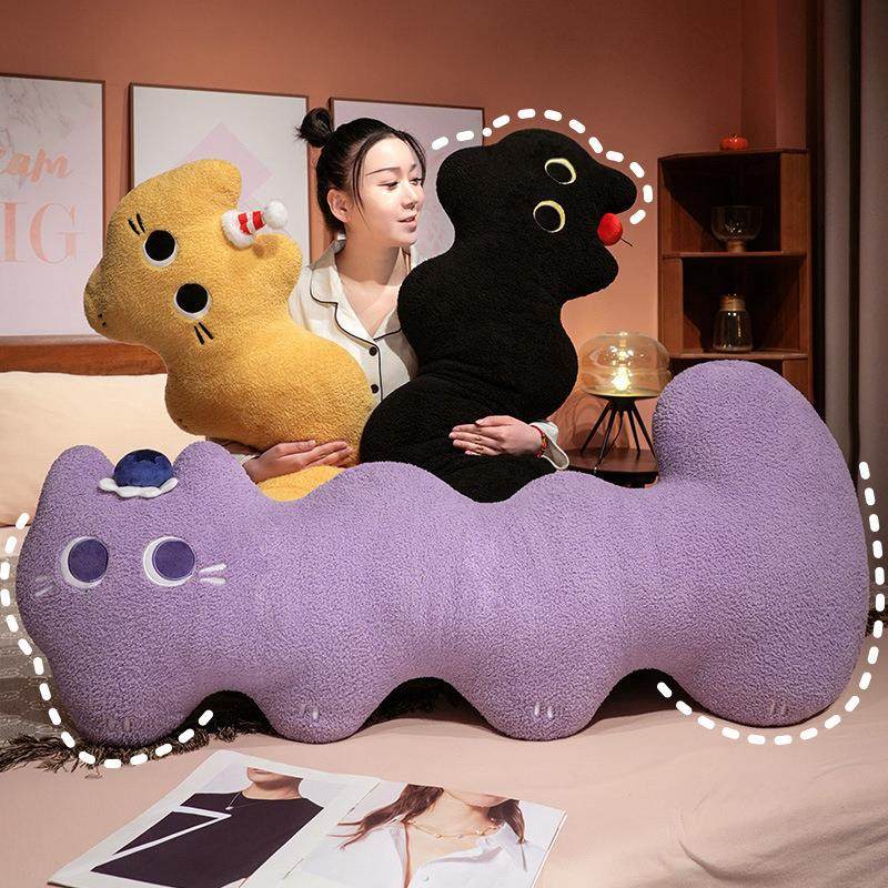 ins风云朵波浪长条抱枕睡觉夹腿枕床头靠枕家居异形沙发靠垫,居家布艺,抱枕被,淘宝优惠券,粉丝福利购,淘宝优惠卷