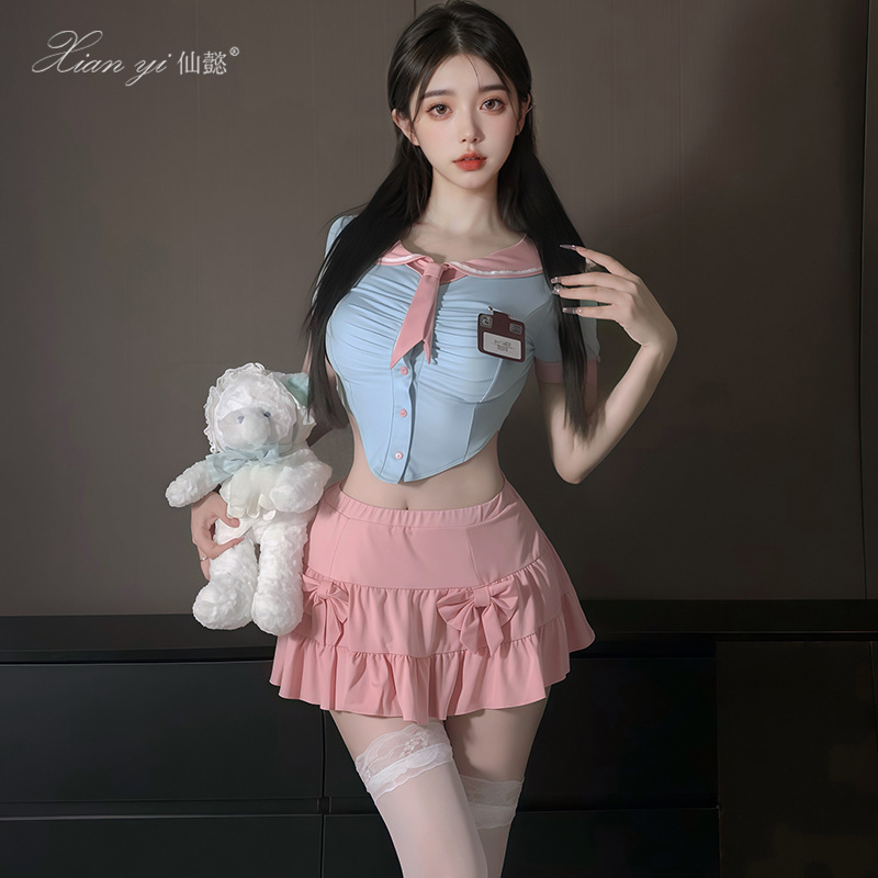 仙懿内衣纯欲jk学生装角色扮演cos禁欲系战袍调情性趣制服728