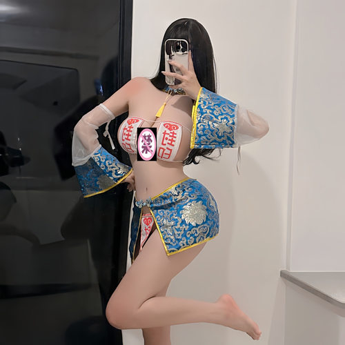 诱惑系列内衣萌僵尸服二次元漫画免脱女奴镂空套装