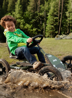 BERG四轮脚踏车儿童卡丁车户外溜娃神器3-8-10岁男女孩骑行自行车