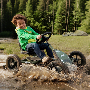 BERG四轮脚踏车儿童卡丁车户外溜娃神器3-8-10岁男女孩骑行自行车