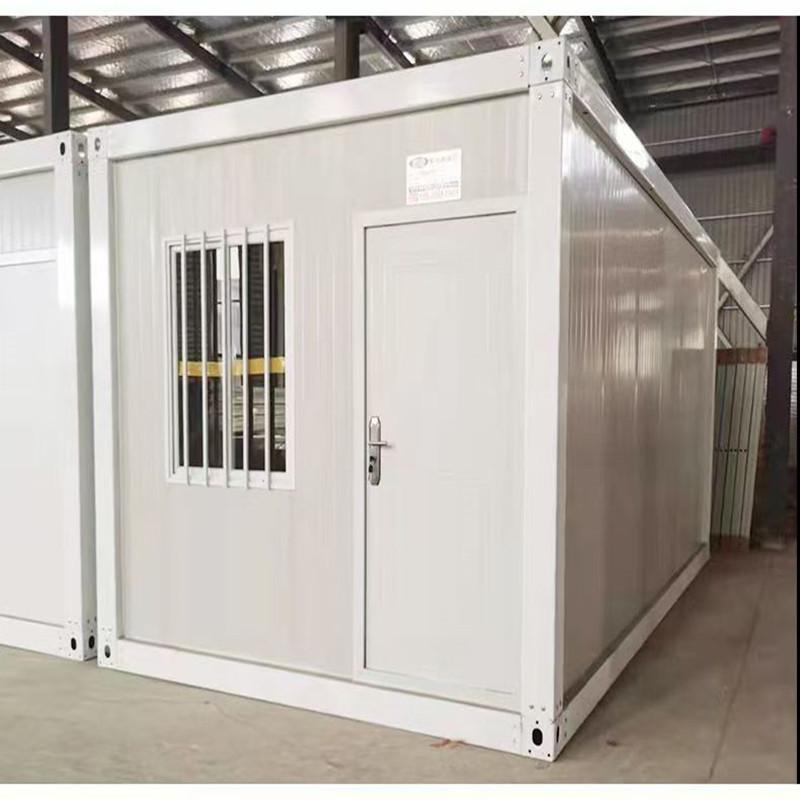 集装箱移动房工地临时住房门禁通道口安全隔离房防火岩棉材料厂家