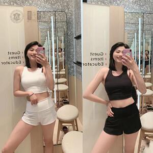 瑜伽短裤女夏款25寸高腰显瘦宽松