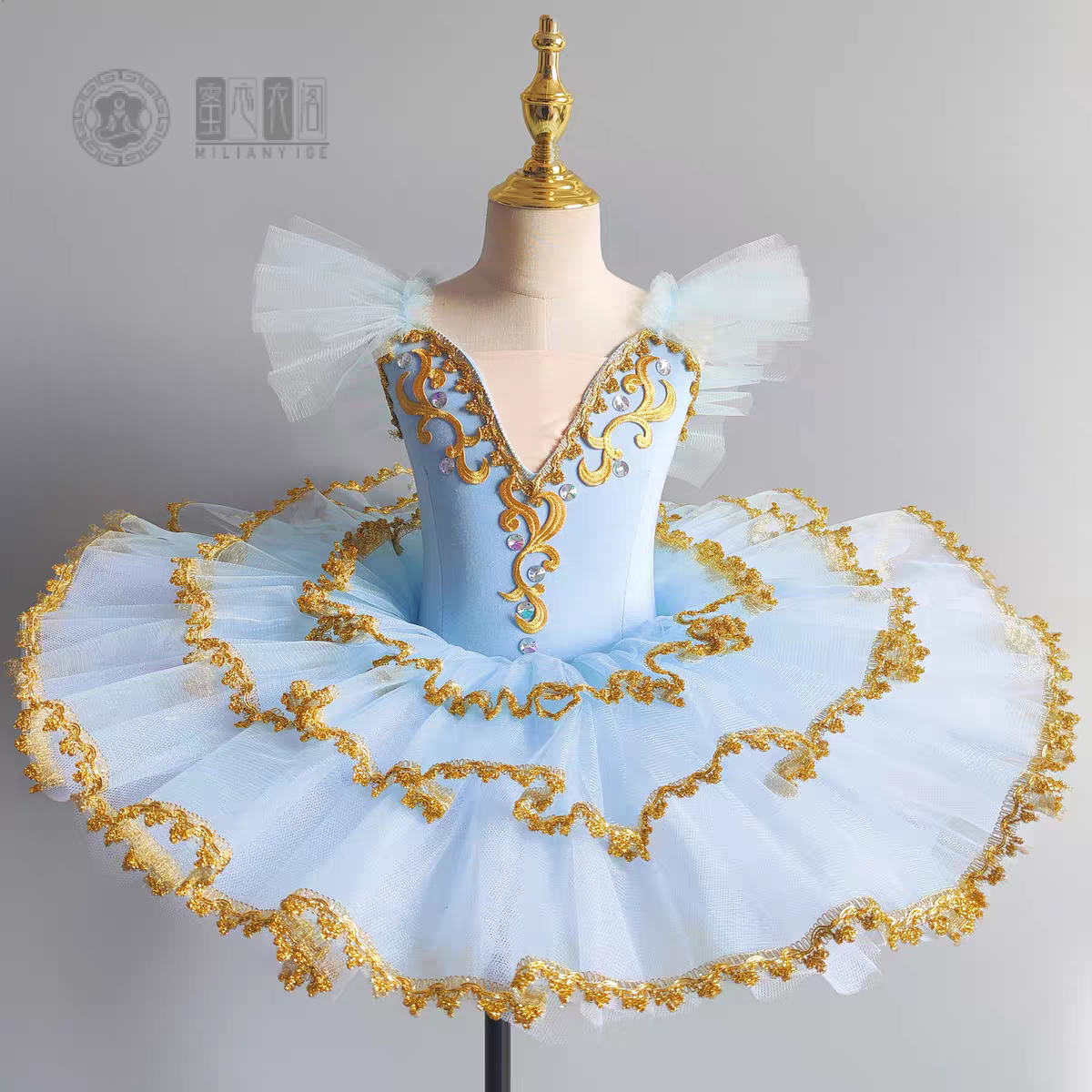 儿童演出服节日蜻蜓幼儿园芭蕾舞纱裙芭蕾裙浅色翅膀四季