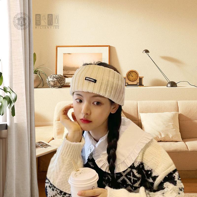 四季可带运动头箍韩版in字母宽边