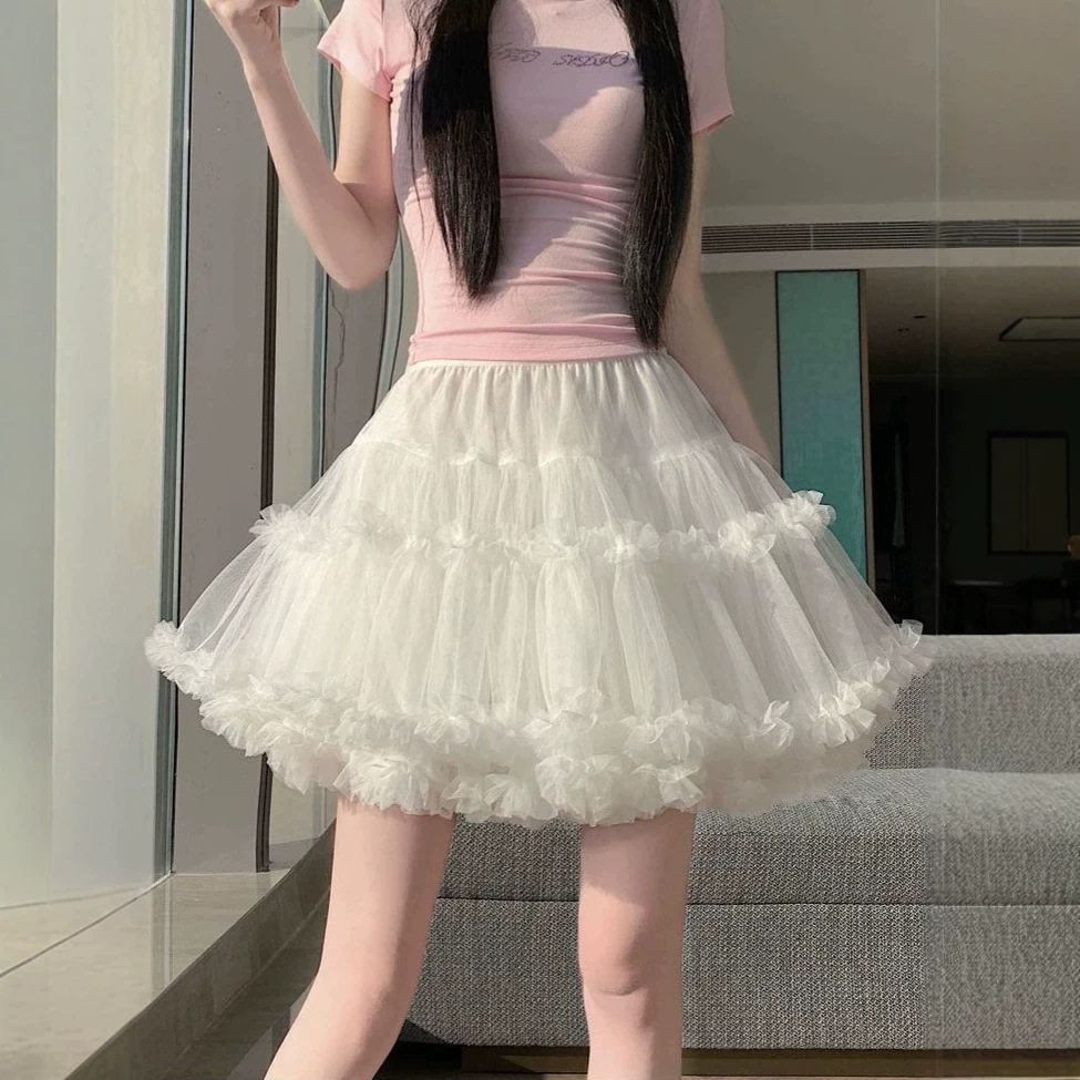蓬蓬公主短裙女2026夏季新款高腰