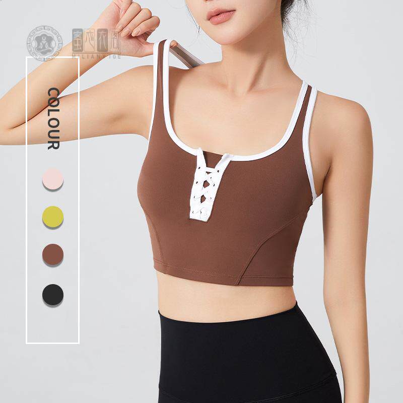 新款运动内衣女高强度大码跑步防震健身服背心防下垂外穿瑜伽文胸