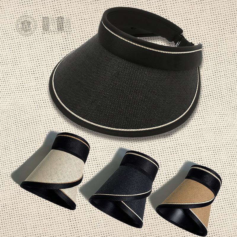 太阳帽新款夏季大帽檐运动小香风