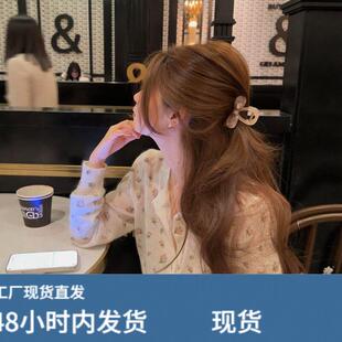 巨好看白色小香风碎花针织开衫女春季高级感慵懒宽松短款外套上衣