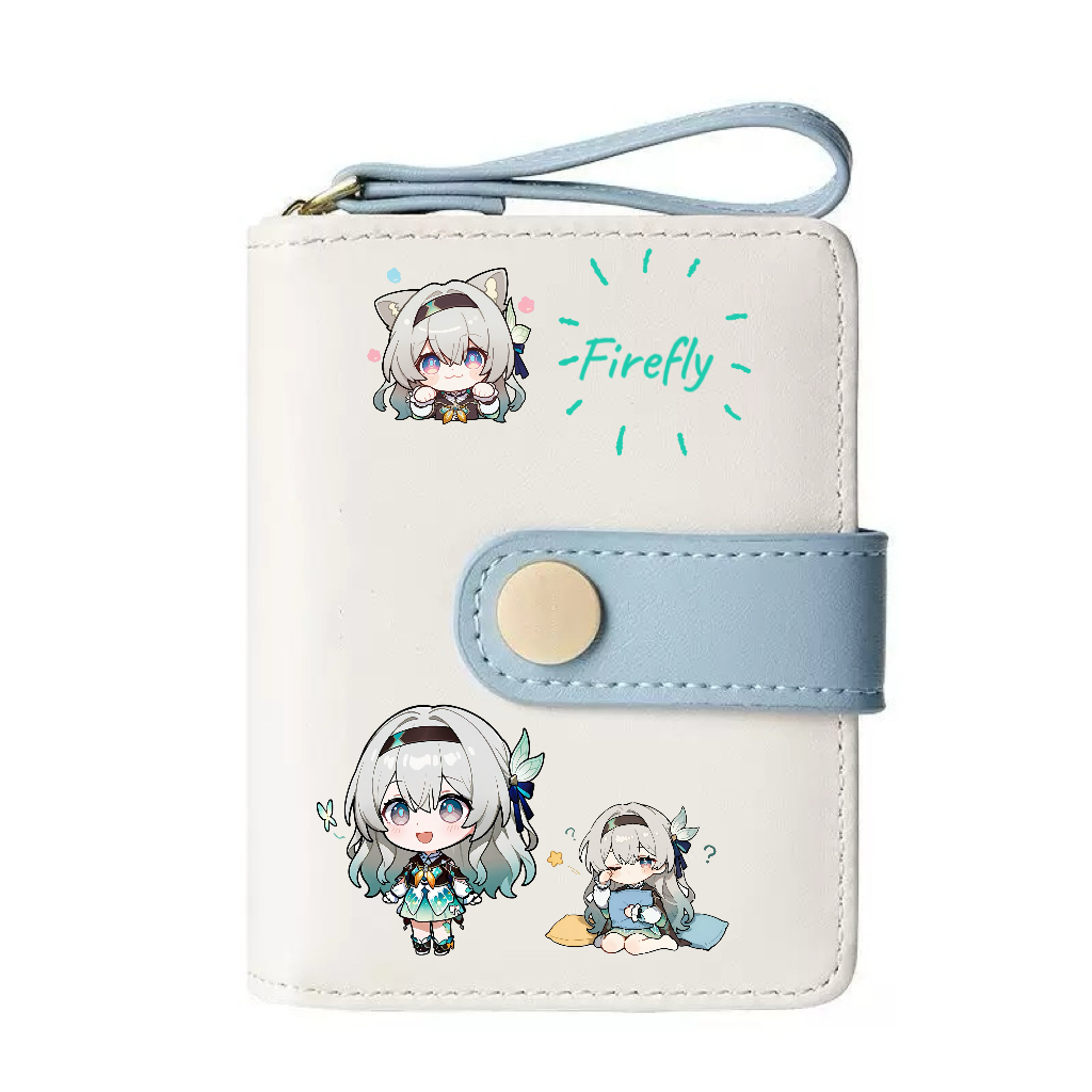 流萤可爱卡通ins风实用高质量女士钱包卡包拉链迷你零钱包,模玩/动漫/周边/娃圈三坑/桌游,动漫背包/钱包/箱包,淘宝优惠券,粉丝福利购,淘宝优惠卷
