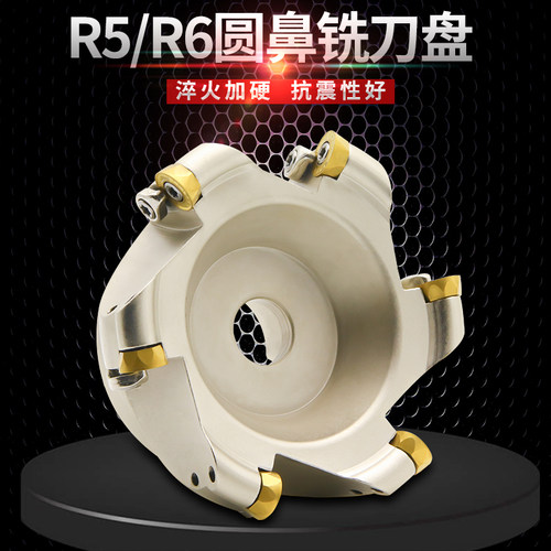 EMR数控圆鼻铣刀盘R5/R6