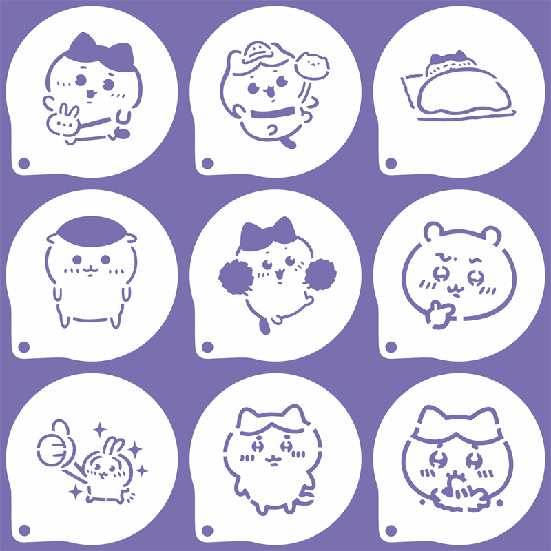 chiikawa杯子咖啡印花撒粉模具