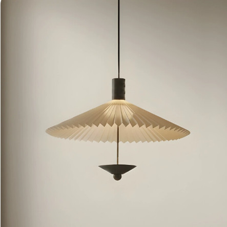 法式中古餐厅吊灯日式侘寂风极简轻奢设计师2025新款卧室中古灯具