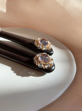 星鹿屿发簪小宇宙黑檀木簪