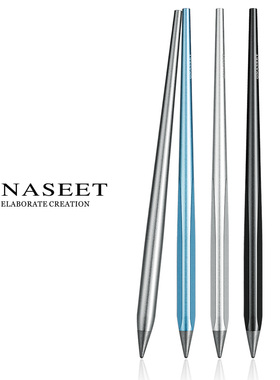 GNASEET永恒笔创意无墨金属笔不用墨水的学生铅笔写不完的笔