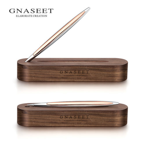 GNASEET永恒笔黑胡桃底座定制
