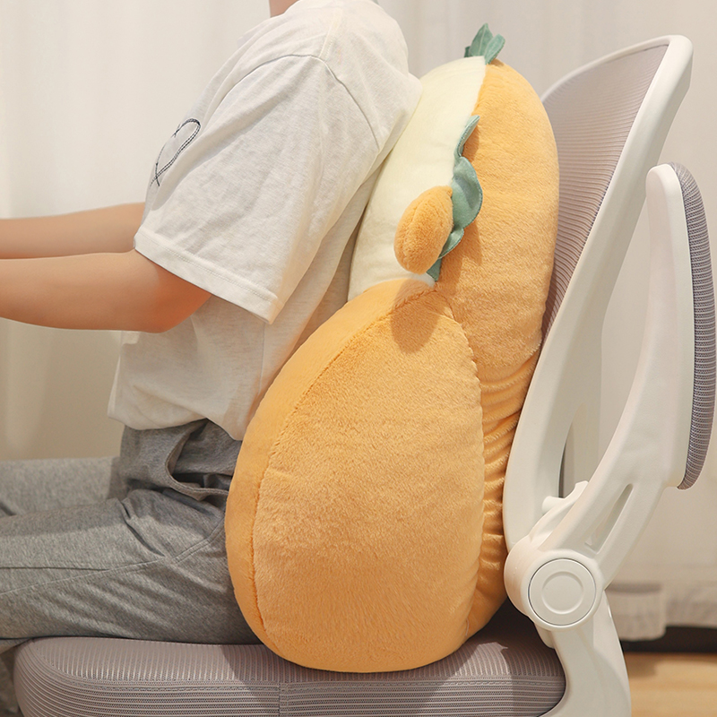 靠枕午睡枕两用工位护腰久坐神器