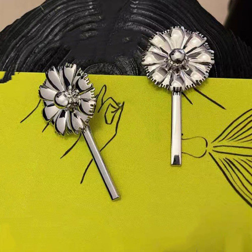 MONA花朵发夹边夹刘海夹一字夹女