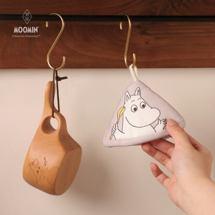 姆明moomin可爱三角布艺防烫帽夹锅盖帽厨房砂锅珐琅锅隔热手套