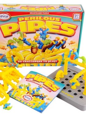 早教益智亲子桌面玩具光华玩具智通管道迷宫管道PIPES6岁/8岁以上