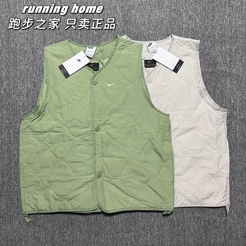 耐克/NIKE 男子秋冬运动休闲训练保暖帽棉背心马甲DX0891-012-386