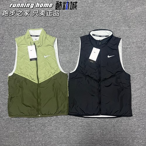 Nike/耐克 正品男子THERMA-FIT冬季保暖运动休闲马甲棉背心DD5648