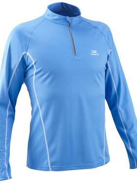 KALENJI男士男式跑步运动专业保暖长袖T恤快干速干绒里