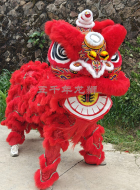 正宗佛山醒狮狮头道具全套