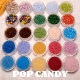 POP CANDY彩色米珠国产彩色玻璃米珠分装 多色手工串珠diy饰品配件