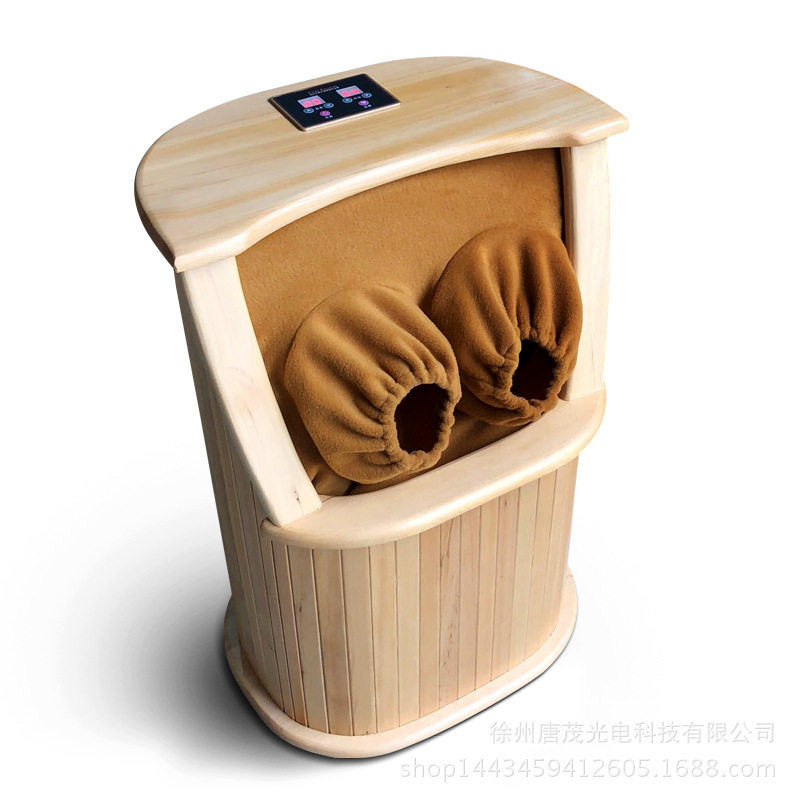 远红外砭石足浴桶 石墨烯碳晶板按摩足疗桶全息能量桶艾灸桶