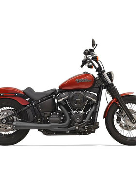 BASSANI巴萨尼适用于哈雷街霸路威ST司令肥霸匪帮二出一全段排气