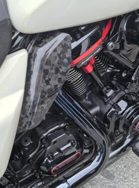 ROADFAITH适用于哈雷121CVO ST锻造碳纤维隔热板公路滑翔大道117