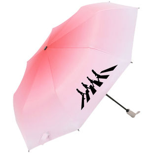 The Beatles披头士乐队摇滚周边雨伞定制晴雨伞折叠黑胶伞防晒伞