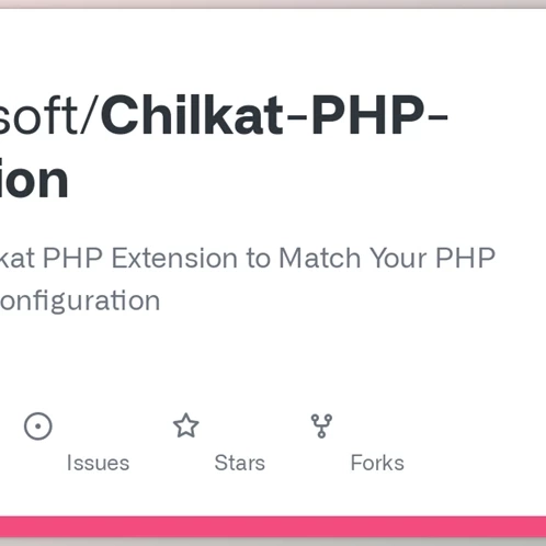 Chilkat PHP扩展 v9.5.0.99 + 注册机