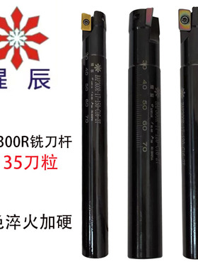 黑色淬火高硬度CNC数控铣刀杆BAP300RC16-17 20 21铣床飞刀杆R0.8