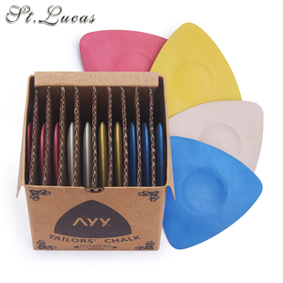 包邮彩色白色划粉片画粉塑料盒装划粉笔缝纫隐形划粉免削裁衣工具