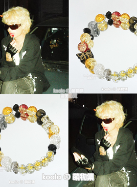 ISOxo应援手链kandi手串DIY跨年广州风暴电音节DJ礼物饰品Raver