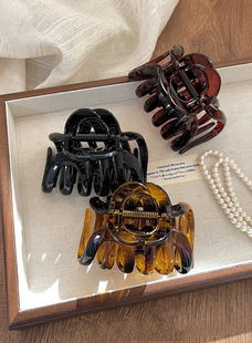 发量多bi眼入简约发夹女后脑勺盘发抓夹大号高级感鲨鱼夹子头饰