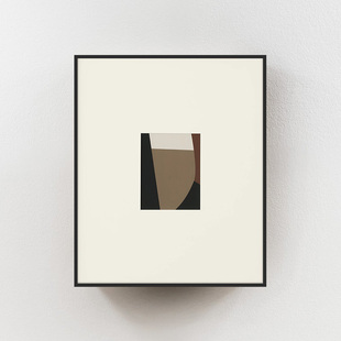 现代简约客厅沙发背景墙装饰画几何亚克力装置卡纸有机玻璃壁挂画