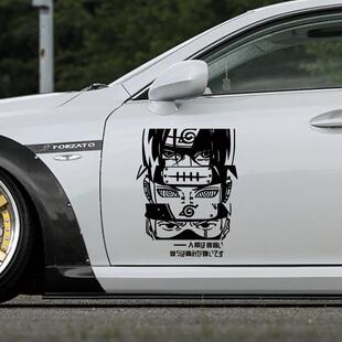 防水 火影忍者三神鼬佩恩卡卡西人物组图车身贴纸汽车拉花改装