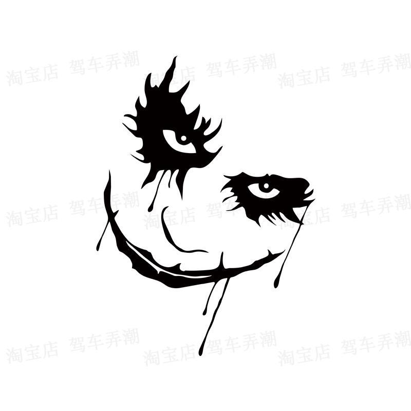 小丑Joker图案贴纸DC正义