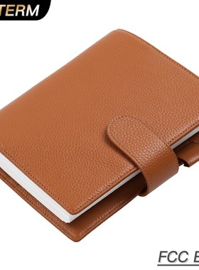 Moterm活页手帐FCC尺寸头层牛皮荔枝纹活页记事本Elite书衣