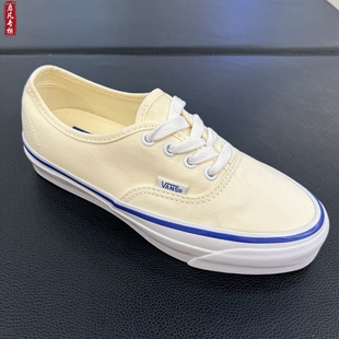 VANS Premium Authentic 44米白色低帮男女帆布鞋板鞋VN000CQAOFW